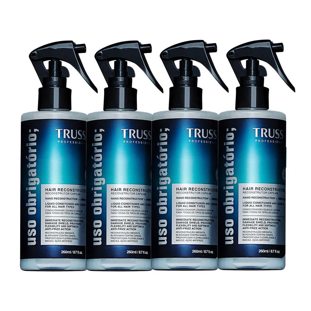 KIT TRUSS USO OBRIGATóRIO - FINALIZADOR 260ML 4 UNIDADES