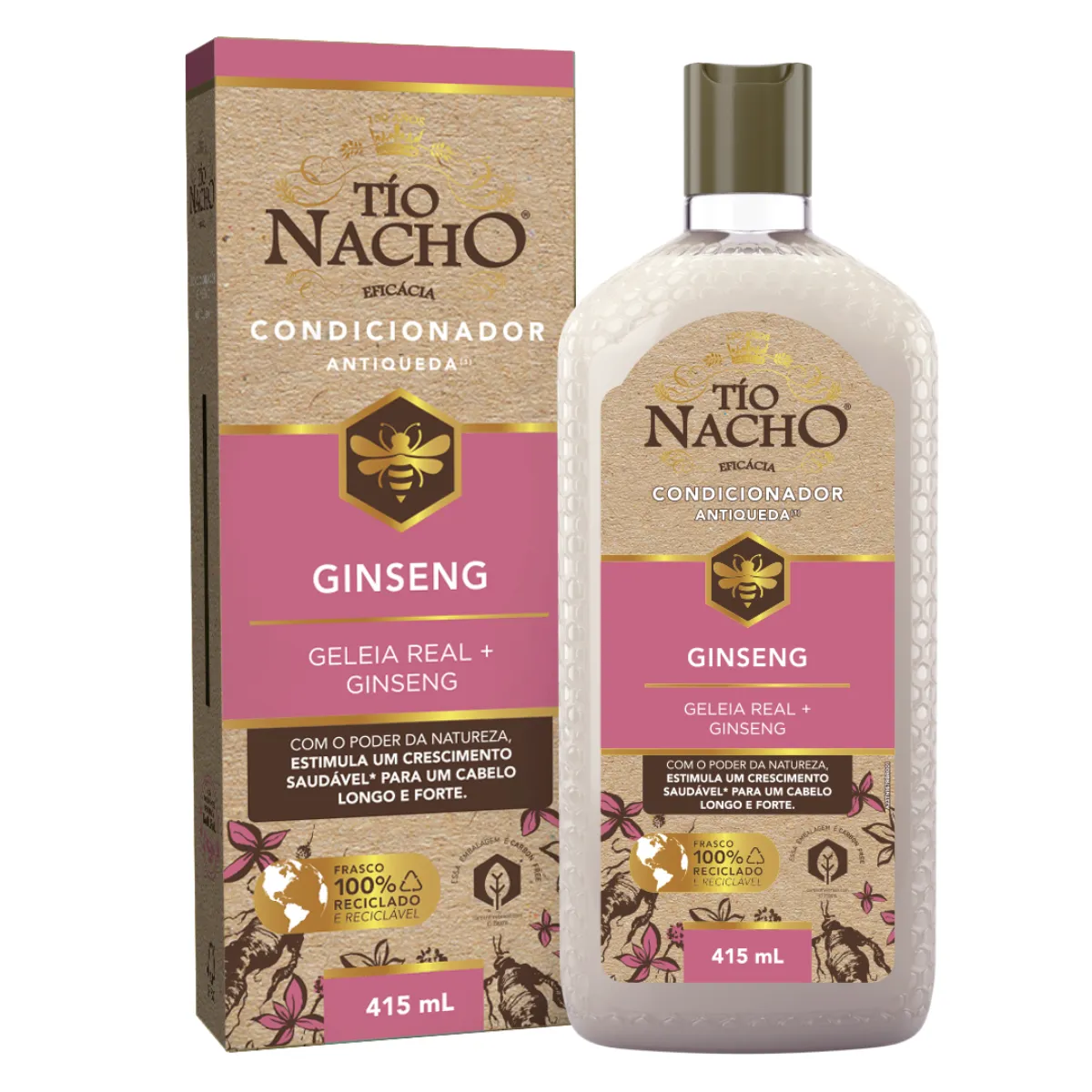 Condicionador Tío Nacho Antiqueda Ginseng 415ml