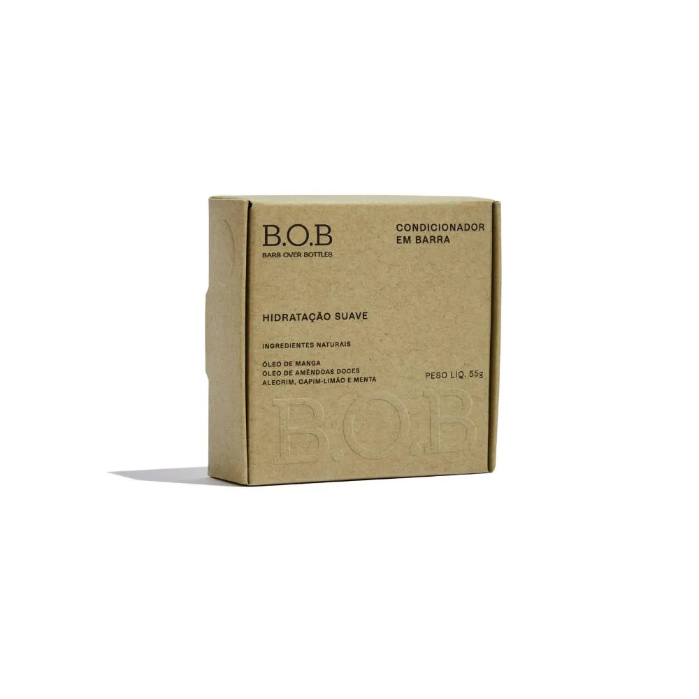 CONDICIONADOR BARRA B.O.B. BARS HIDRATAçãO SUAVE 55GR