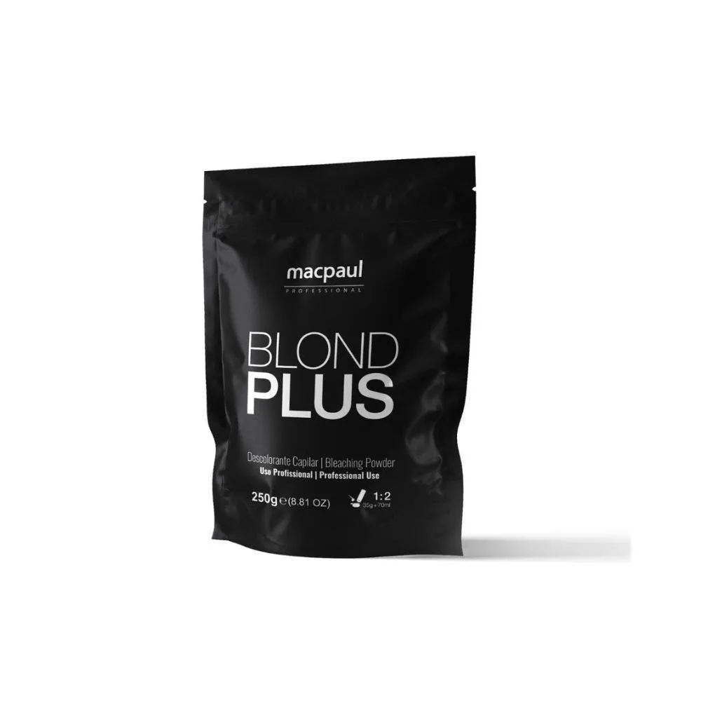 DESCOLORANTE MACPAUL BLOND PLU POUCH BRANCO Pó 250GR