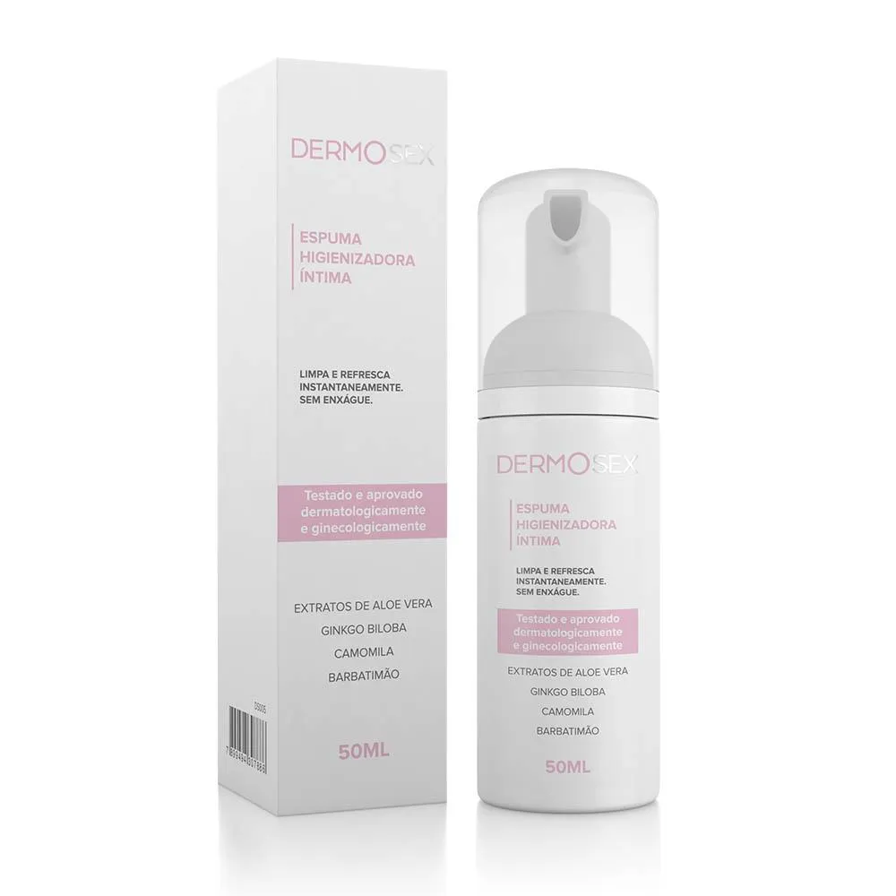ESPUMA HIGIENIZADORA ÍNTIMA DERMOSEX 50ML