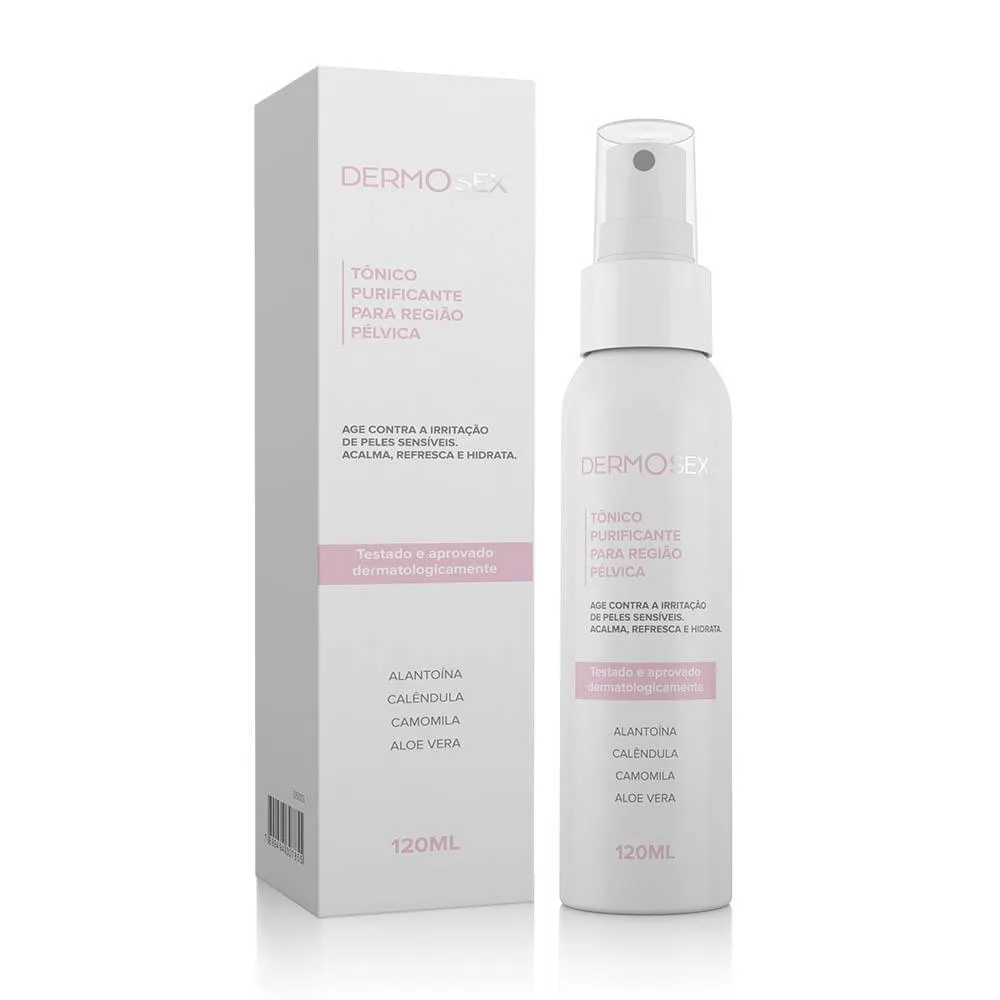 TôNICO PURIFICANTE PARA REGIãO PéLVICA DERMOSEX 120ML