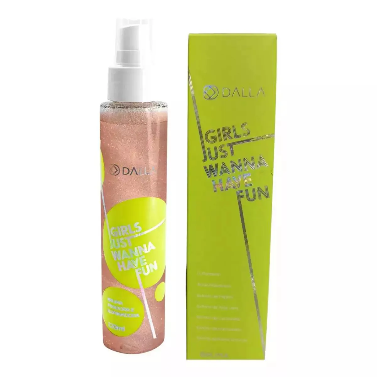 BRUMA FIXADORA ILUMINADORA GIRLS JUST WANNA HAVE FUN - DALLA MAKEUP Terra