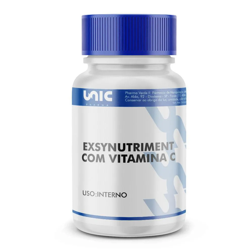 EXSYNUTRIMENT COM VIT C COM SELO DE AUTENTICIDADE - 60 CáPSULAS