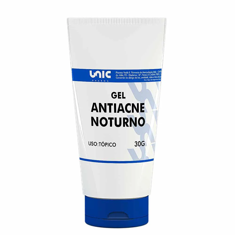 GEL NOTURNO PARA TRATAMENTO DA ACNE 30G