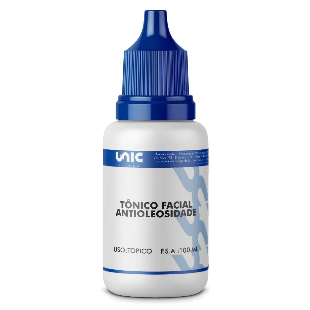 TôNICO FACIAL ANTIOLEOSIDADE 100ML