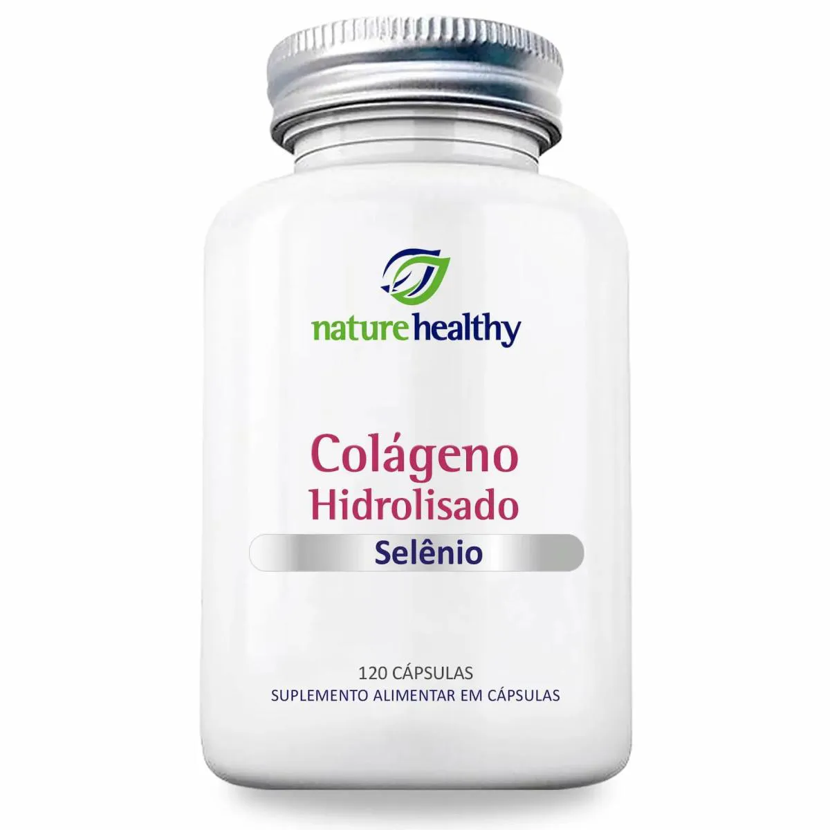 COLÁGENO HIDROLISADO 400MG + SELÊNIO 60MCG 120 CÁPSULAS