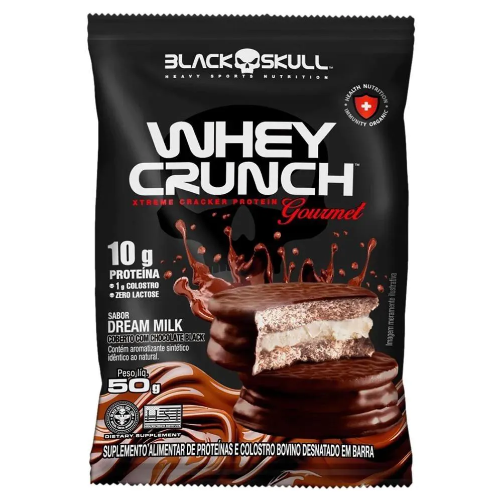 ALFAJOR BLACK SKULL DREAM MILK LEITINHO 50G