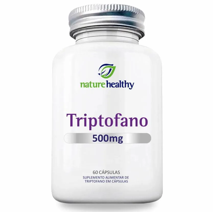 TRIPTOFANO 500MG NATURE HEALTHY 60 CÁPSULAS