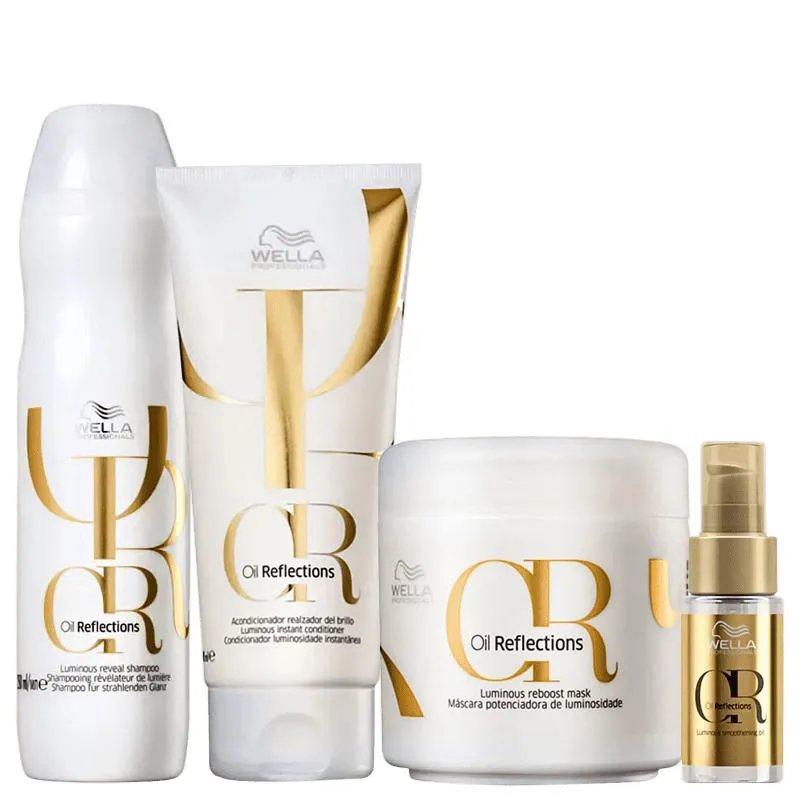 Kit Wella Professionals Oil Reflections Cr (4 Produtos)