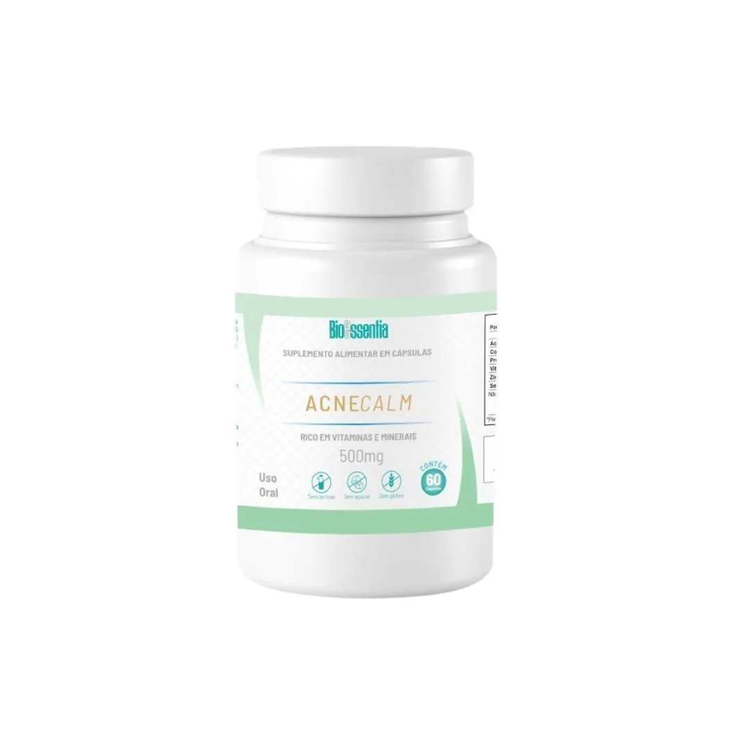 ACNECALM - REDUTOR DE ESPINHA E ACNE - SUPLEMENTO PARA PELE