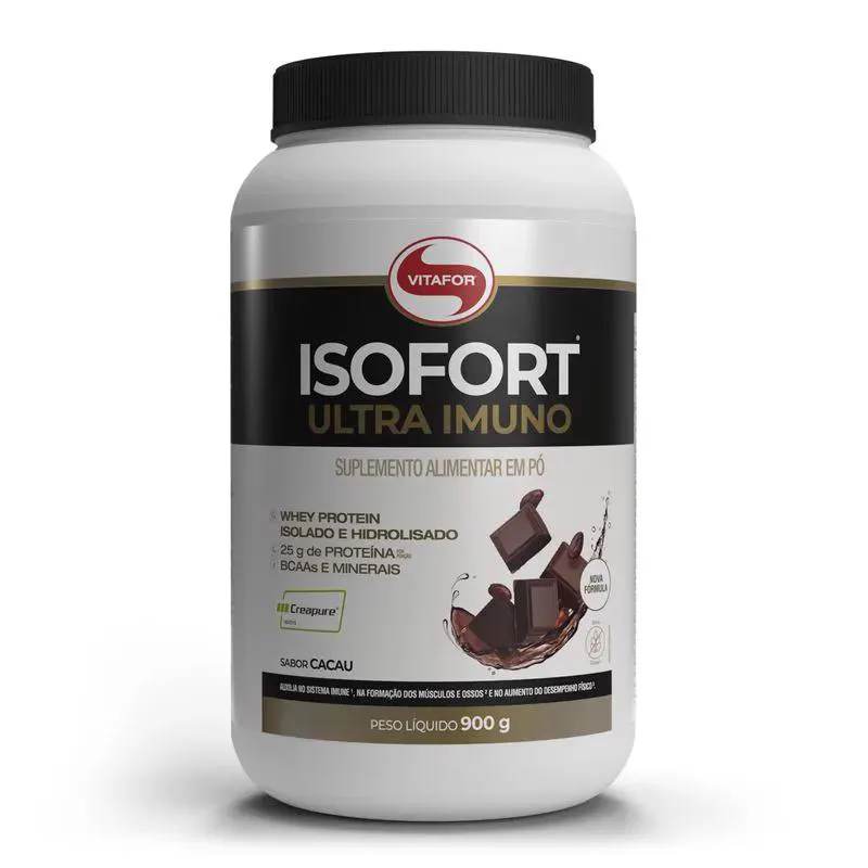 ISOFORT ULTRA IMUNO POTE 900G CACAU