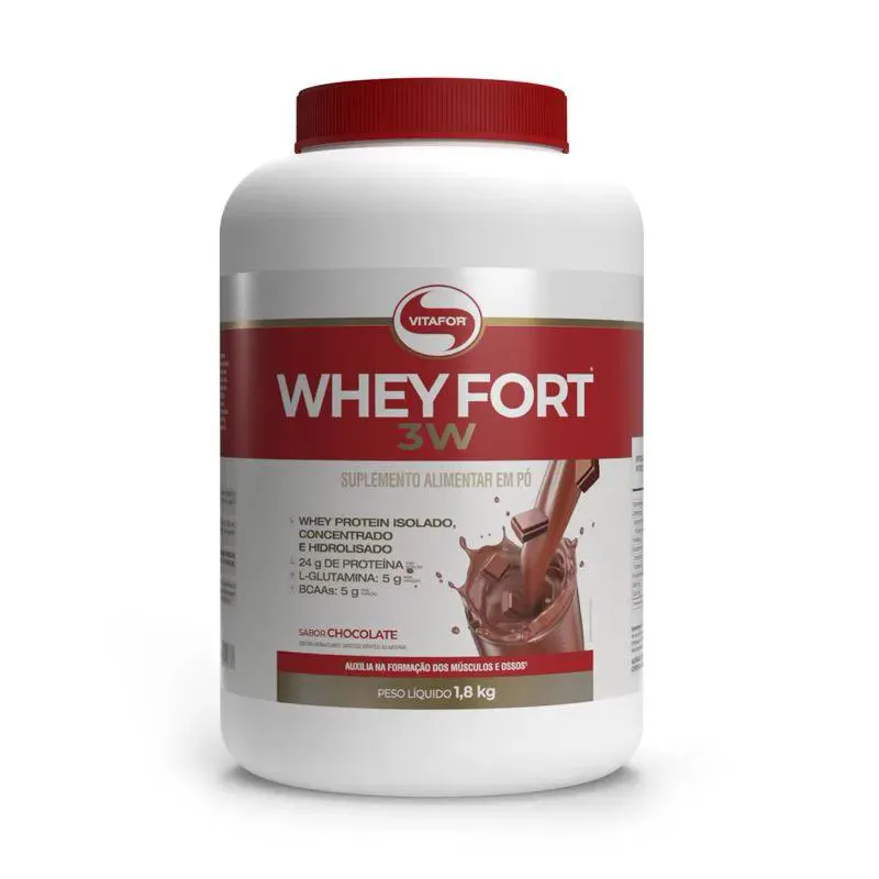 WHEY FORT 3W POTE 1800G CHOCOLATE