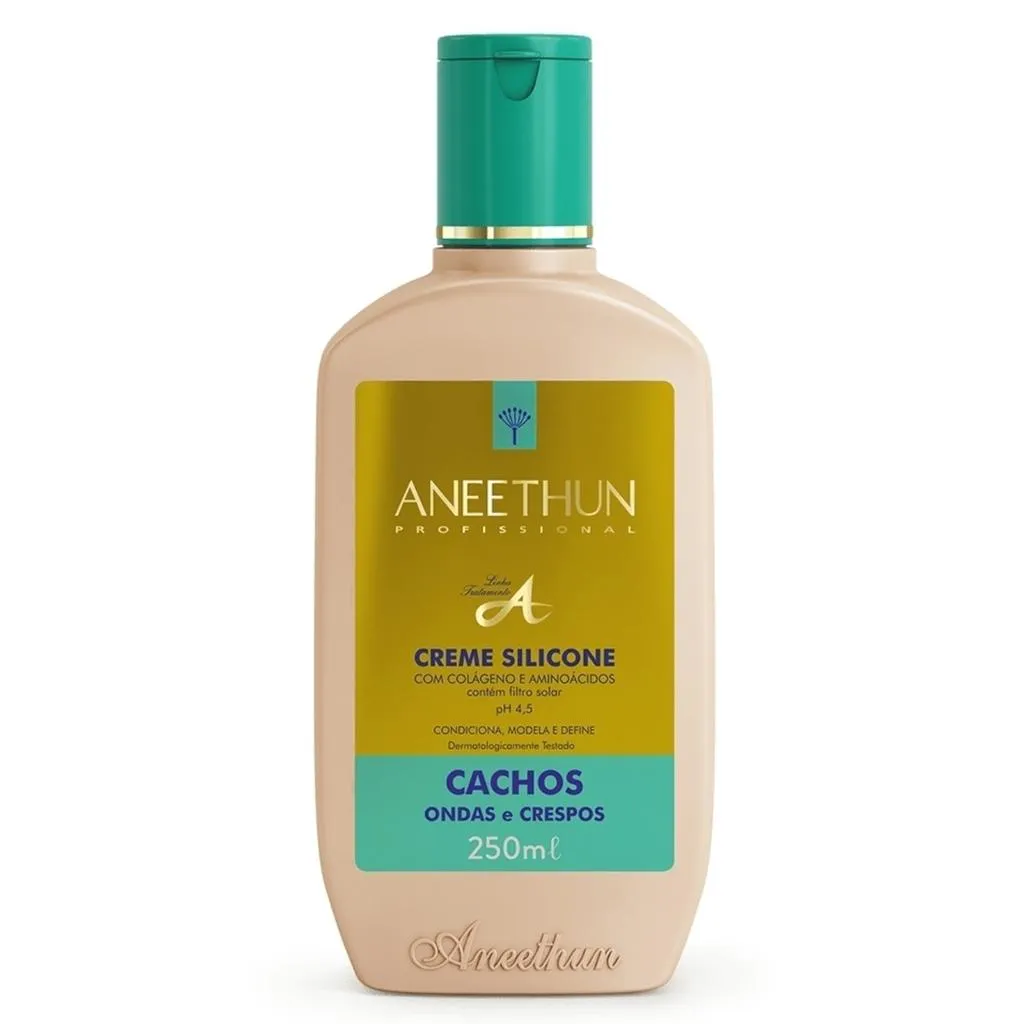 CREME DE SILICONE CACHOS ANEETHUN LINHA A DE 250ML 250G