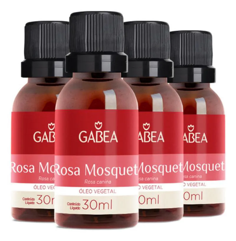 ÓLEO DE ROSA MOSQUETA 4 X 30ML GABEA