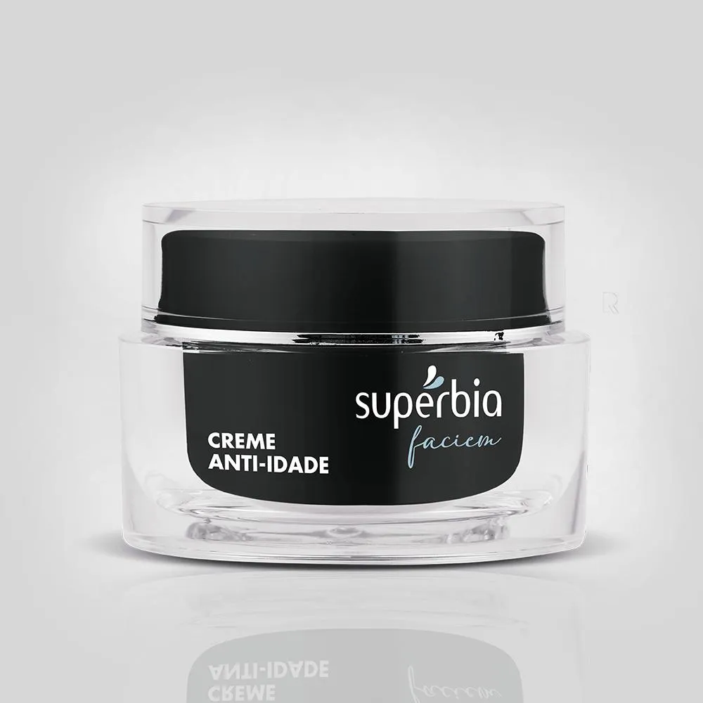 CREME ANTI-IDADE SUPéRBIA COM ÁCIDO HIALURôNICO, RETINOL, VITAMINAS C E E (30 ML)