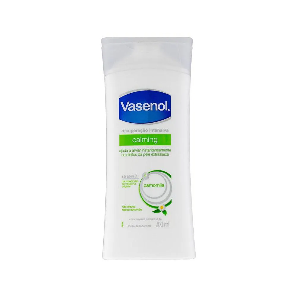 LOçãO HIDRATANTE VASENOL RECUPERAçãO INTENSIVA CALMING CAMOMILA 200ML