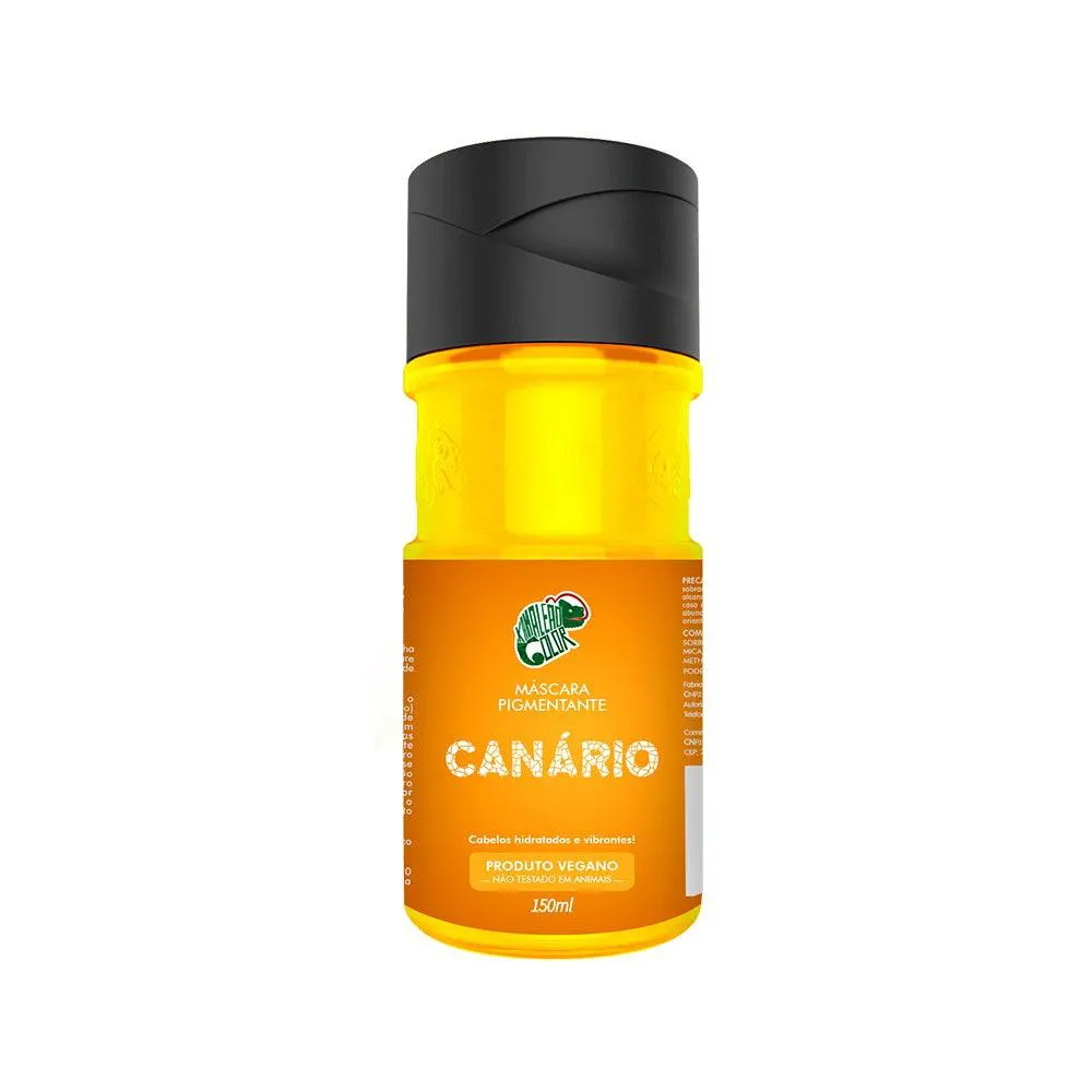 MáSCARA DE TRATAMENTO KAMALEãO COLOR PIGMENT CANáRIO 150ML