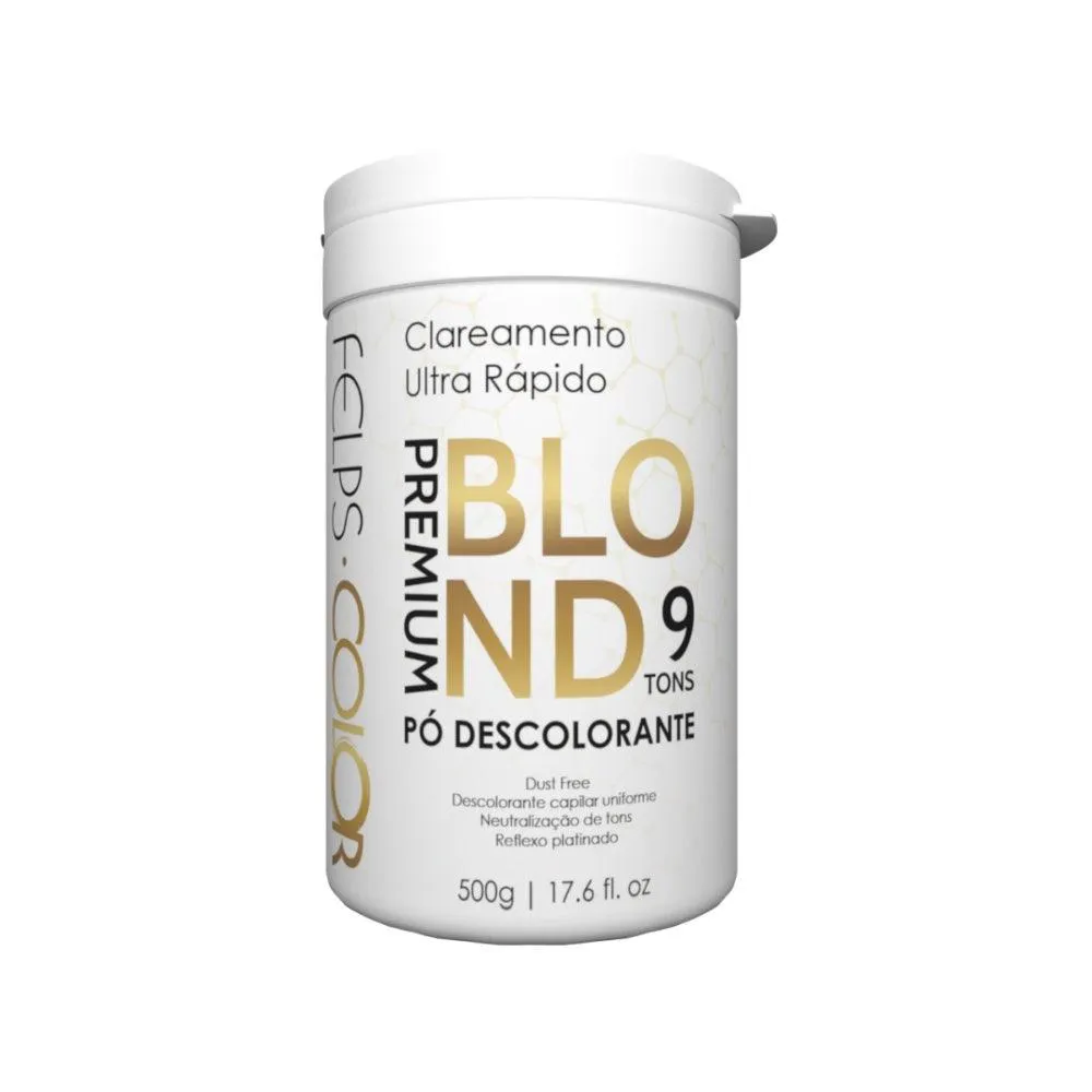 Pó DESCOLORANTE FELPS COLOR BLOND PREMIUM 500GR