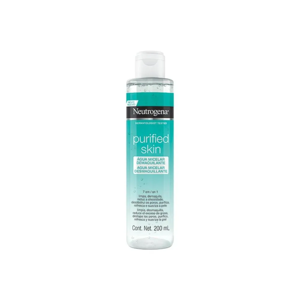ÁGUA MICELAR NEUTROGENA PURIF SKIN 7 EM 1 200ML