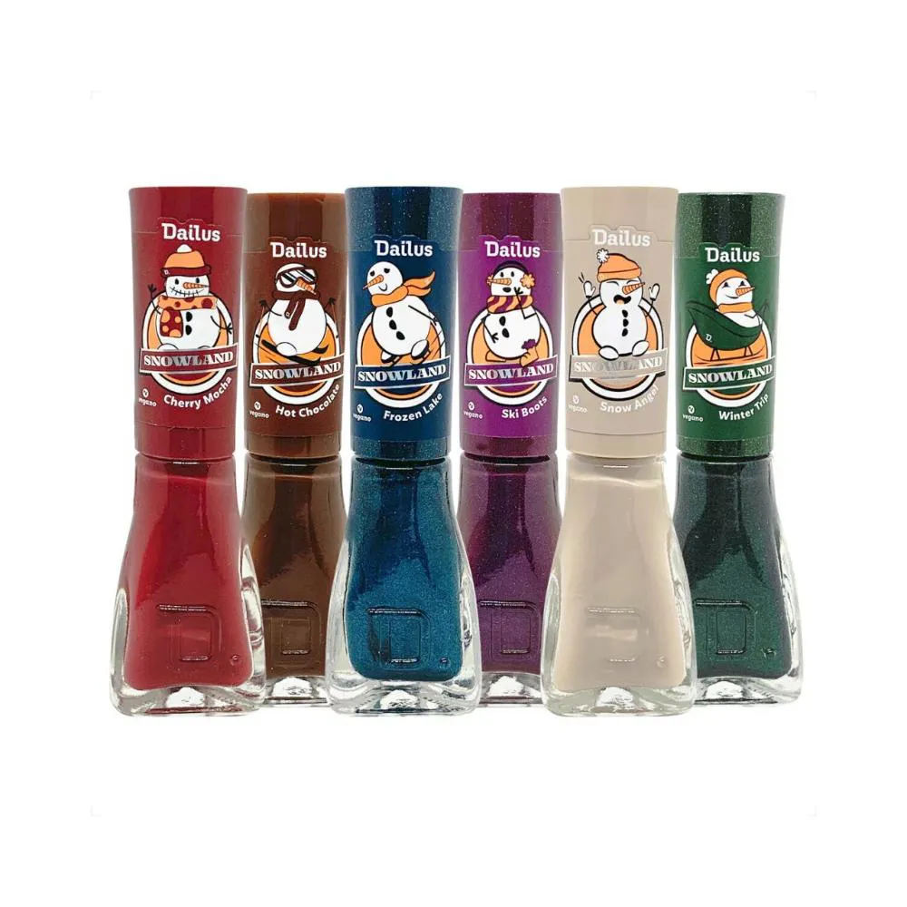 KIT ESMALTE DAILUS SNOWLAND (6 CORES)