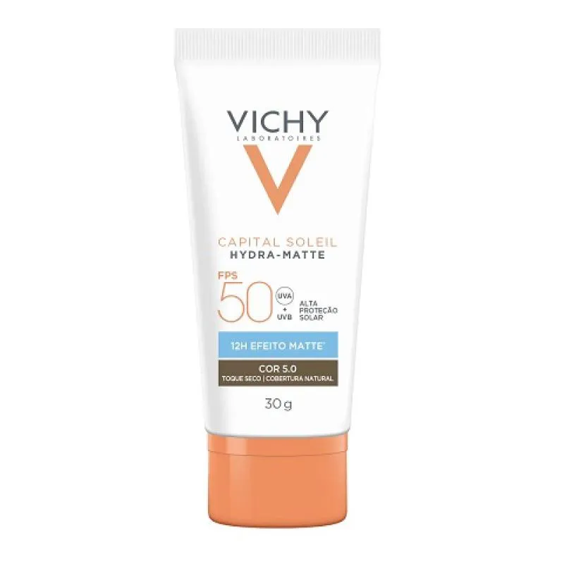 VICHY CAPITAL SOLEIL HYDRAMATTE FPS50 30GR COR 5 0