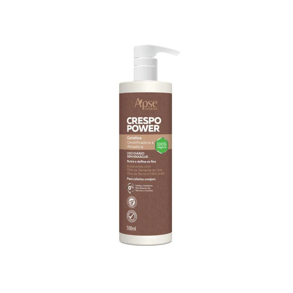 GELATINA APSE ATIVADORA E UMIDIFICADORA CRESPO POWER 500ML