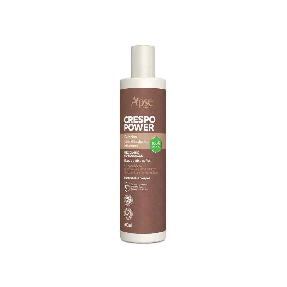 GELATINA APSE ATIVADORA E UMIDIFICADORA CRESPO POWER 300ML