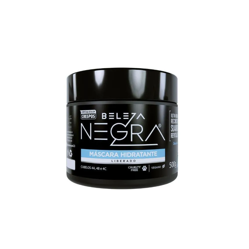 MáSCARA CAPILAR BELEZA NEGRA PREMIUM COCO CABELOS CRESPOS 500GR