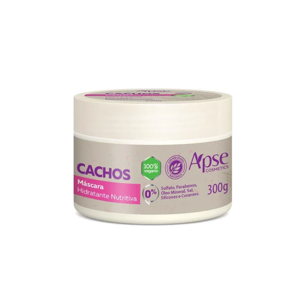 MáSCARA CAPILAR APSE CACHOS HIDRATAçãO NUTRIçãO 300G
