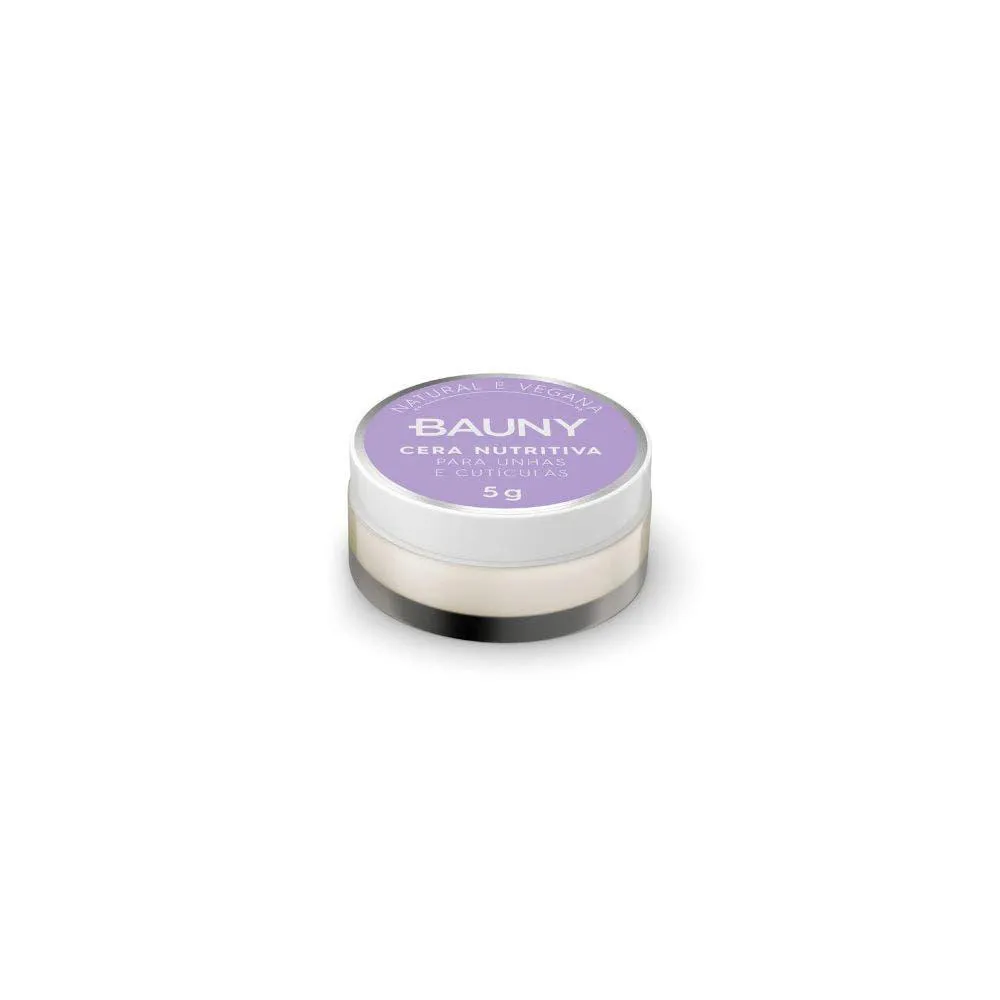 CERA HIDRATANTE NUTRITIVA PARA UNHAS E CUTíCULA BAUNY COSMéTICOS 5GR