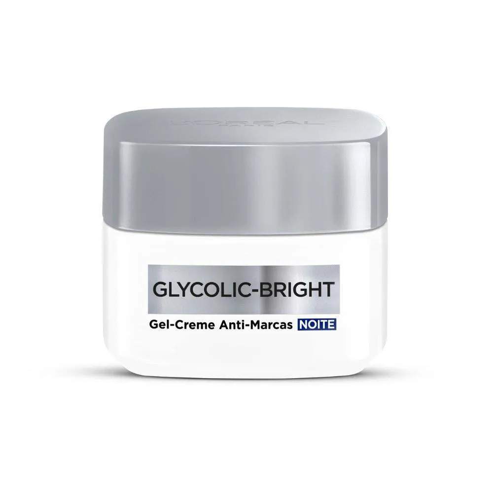 GEL-CREME FACIAL L´ORéAL GLYCOLIC BRIGHT ANTI MARCAS NOITE 49GR