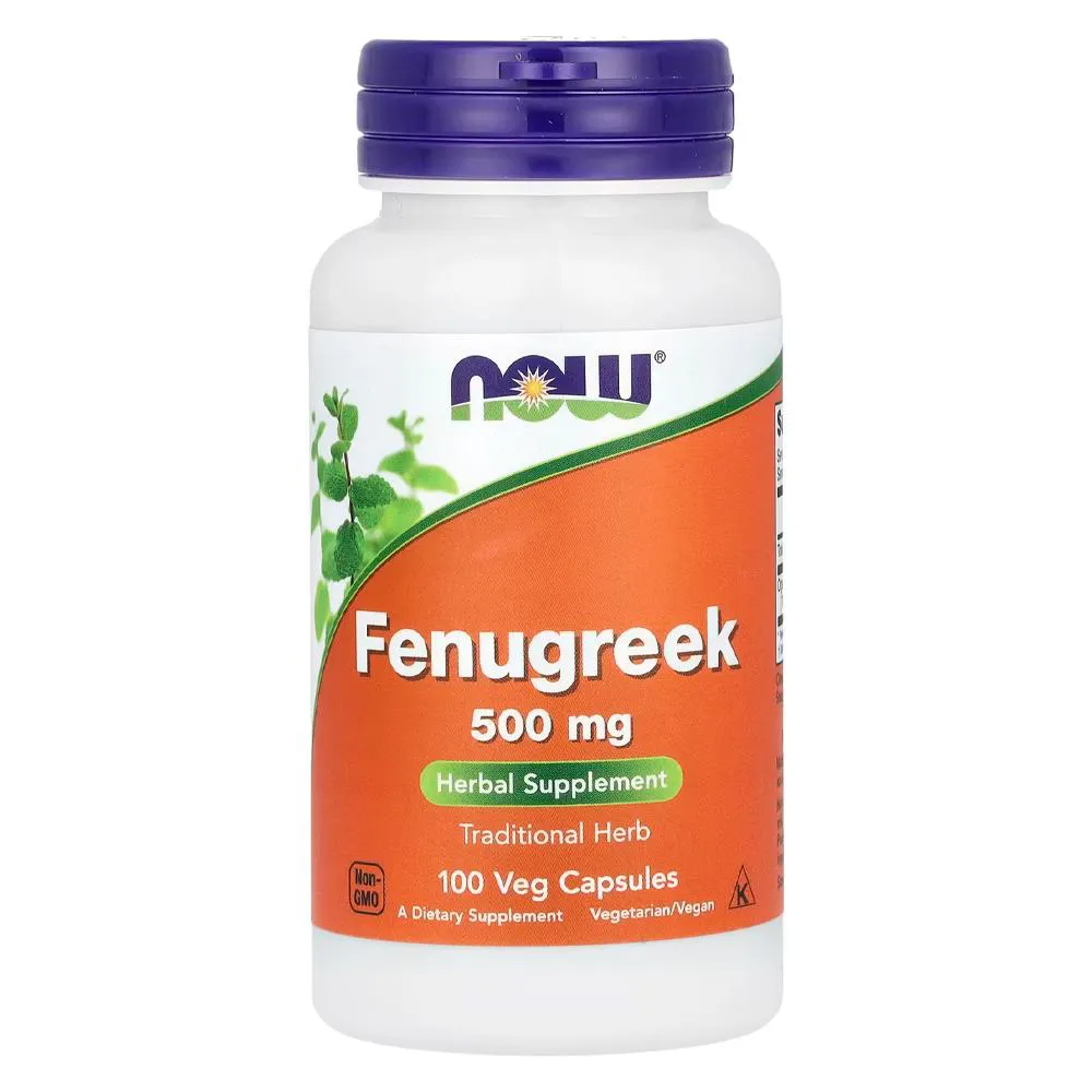FENO-GREGO 500MG NOW FOODS 100 CAPS IMPORTADO