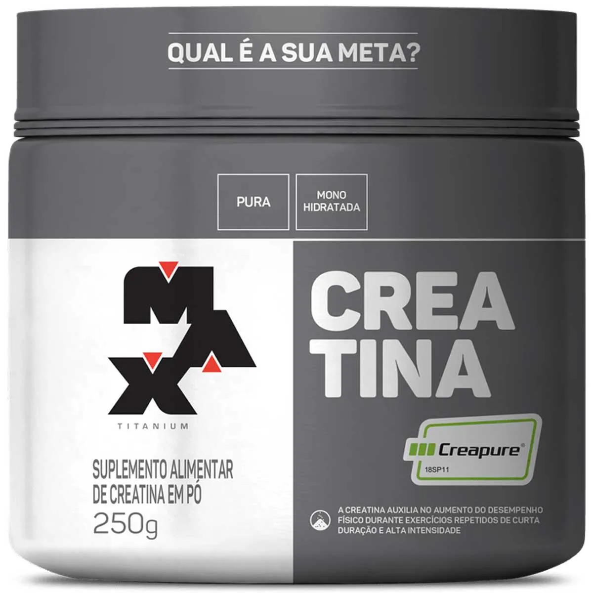 CREATINA CREAPURE CREATINA MONOHIDRATADA 250G MAX TITANIUM