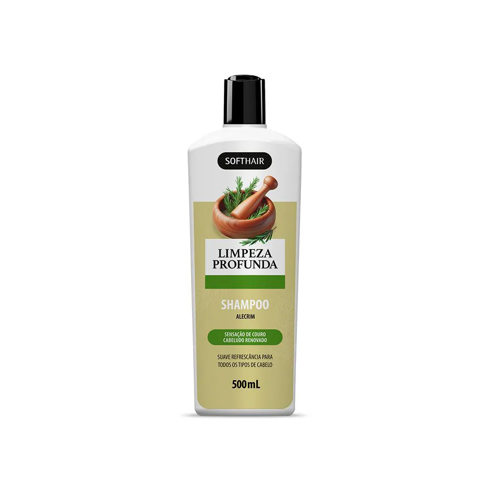 SHAMPOO LIMPEZA PROFUNDA ALECRIM SOFT HAIR
