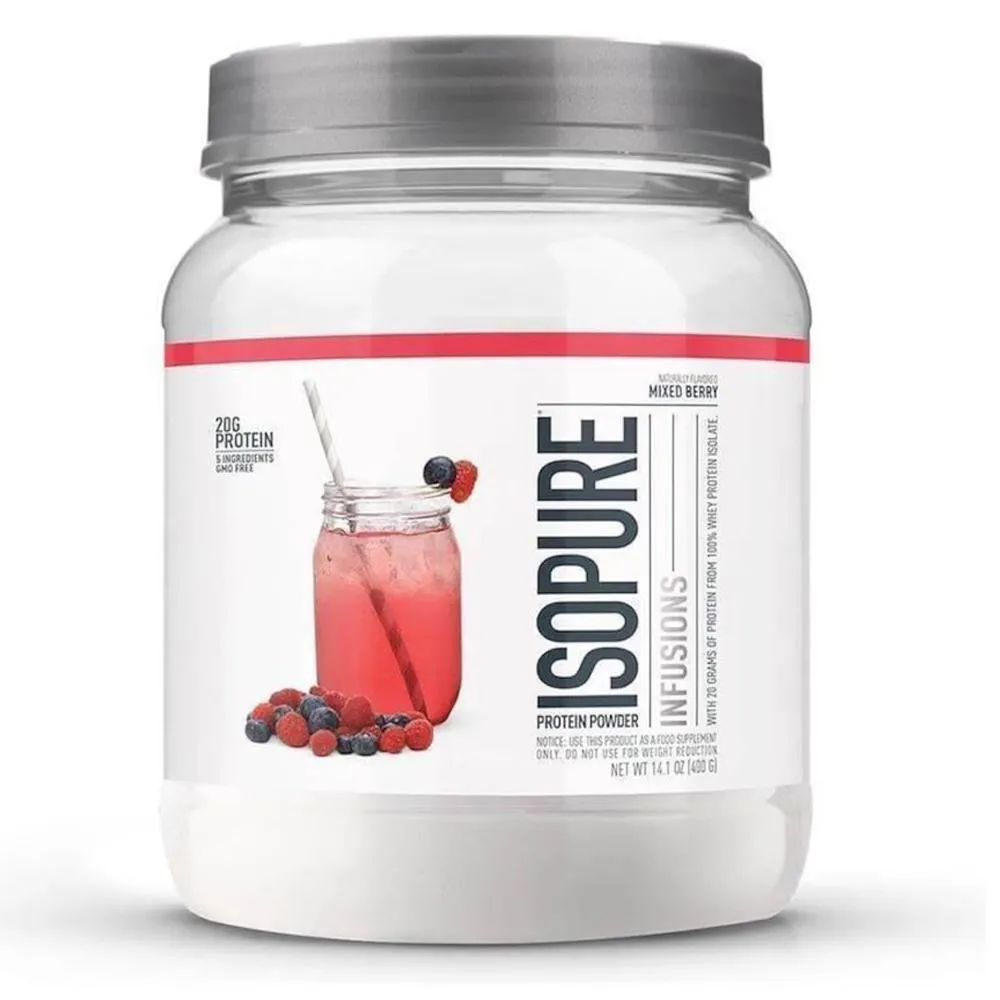ISOPURE PROTEINA INFUSIONS 400G - PRODUTO IMPORTADO Frutas Vermelhas