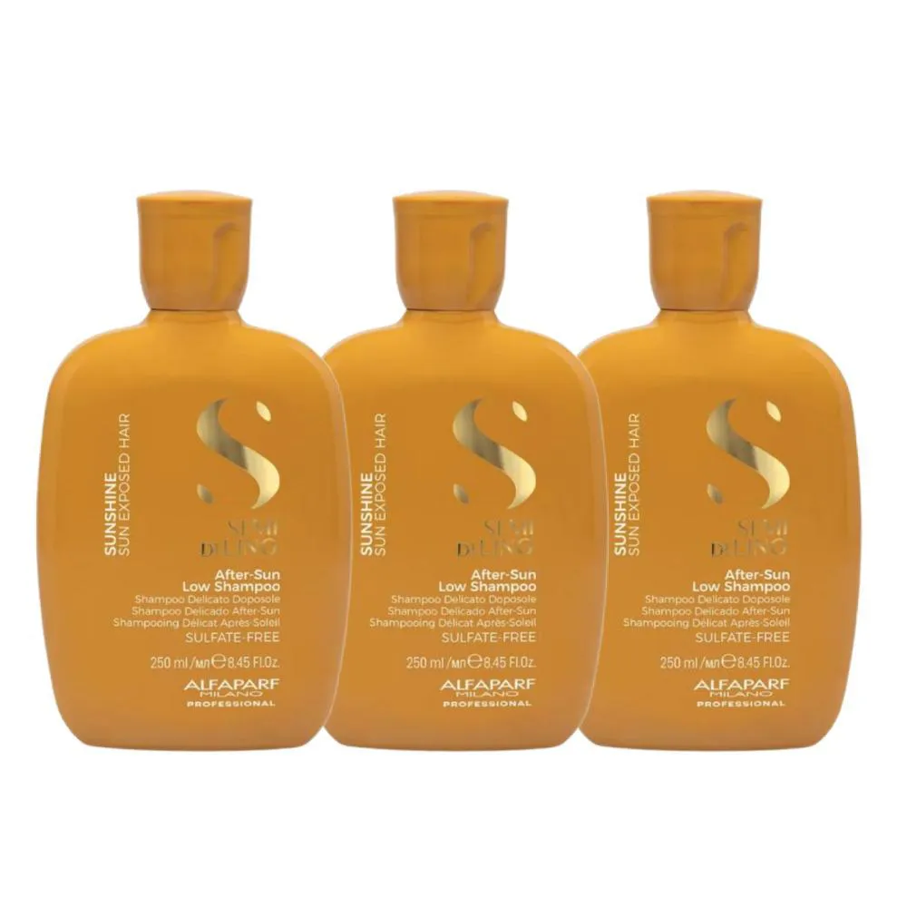 ALFAPARF SEMI DI LINO SUNSHINE KIT 3 SHAMPOO 250ML