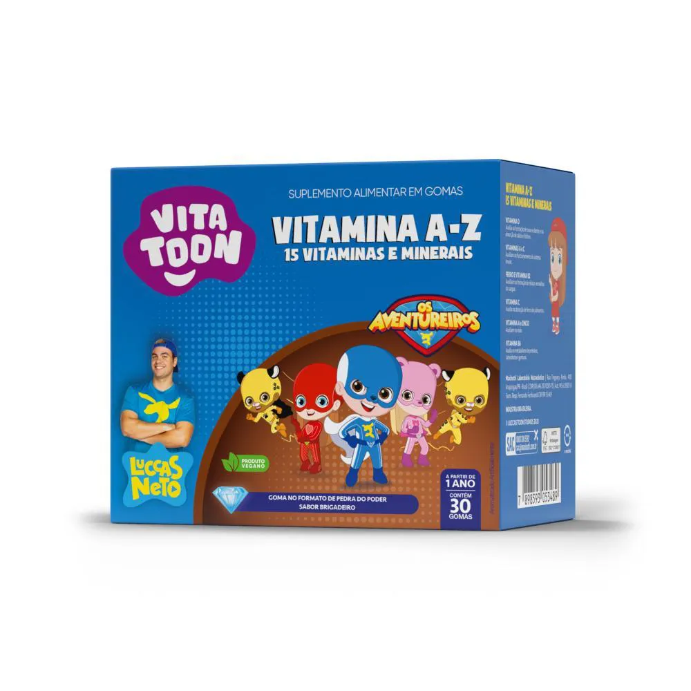 VITATOON POLIVITAMINICO A-Z 30GOMAS BRIGADEIRO MAXINUTRI