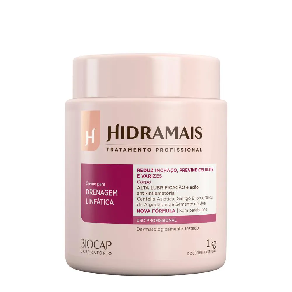 CREME PARA DRENAGEM LINFáTICA 1KG