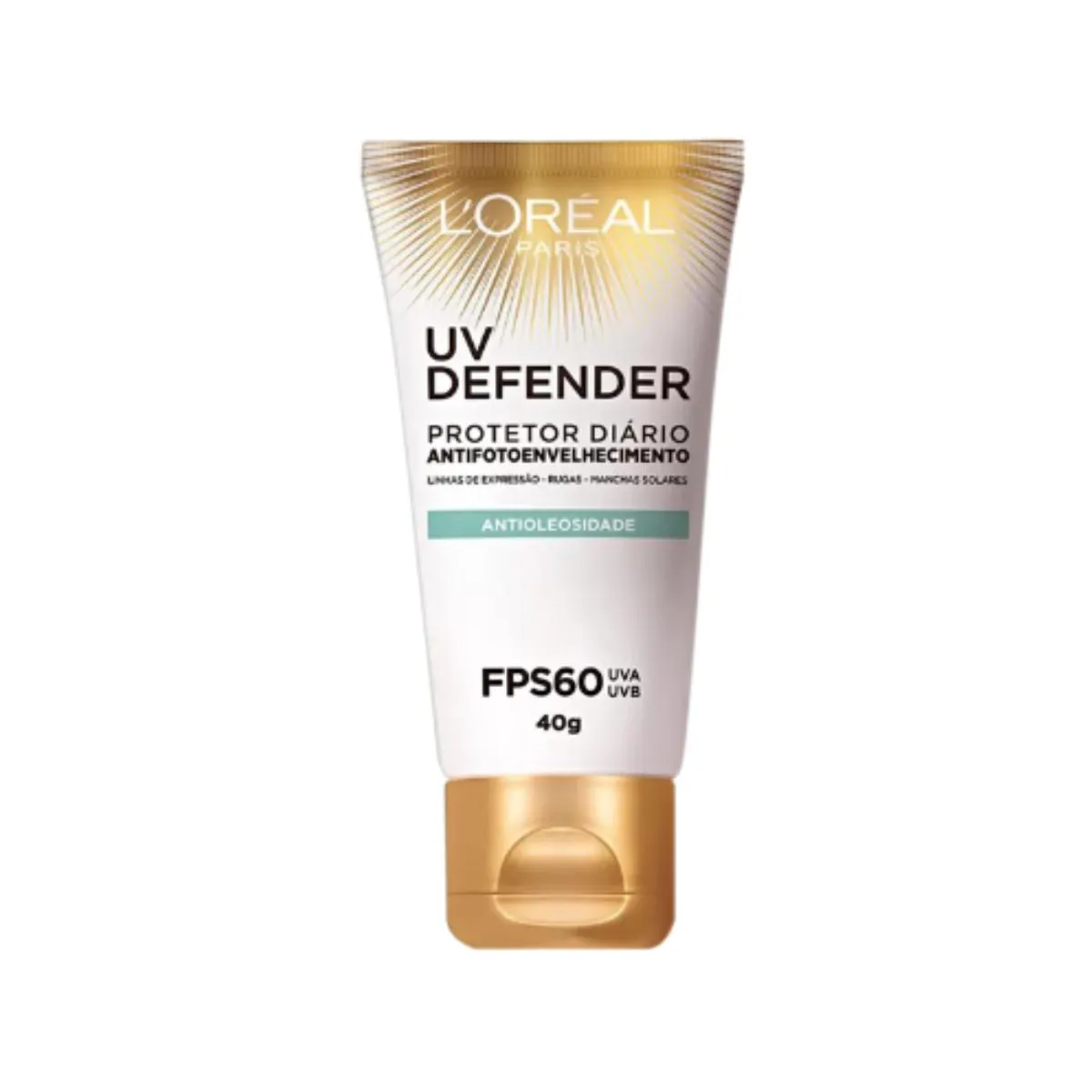 PROTETOR SOLAR ANTIOLEOSIDADE DEFENDER 60FPS 40G  L´OREAL PARIS