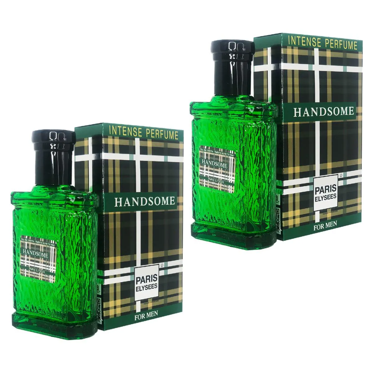 KIT 2 PERFUMES HANDSOME GREEN 100ML PARIS ELYSEES MASCULINO