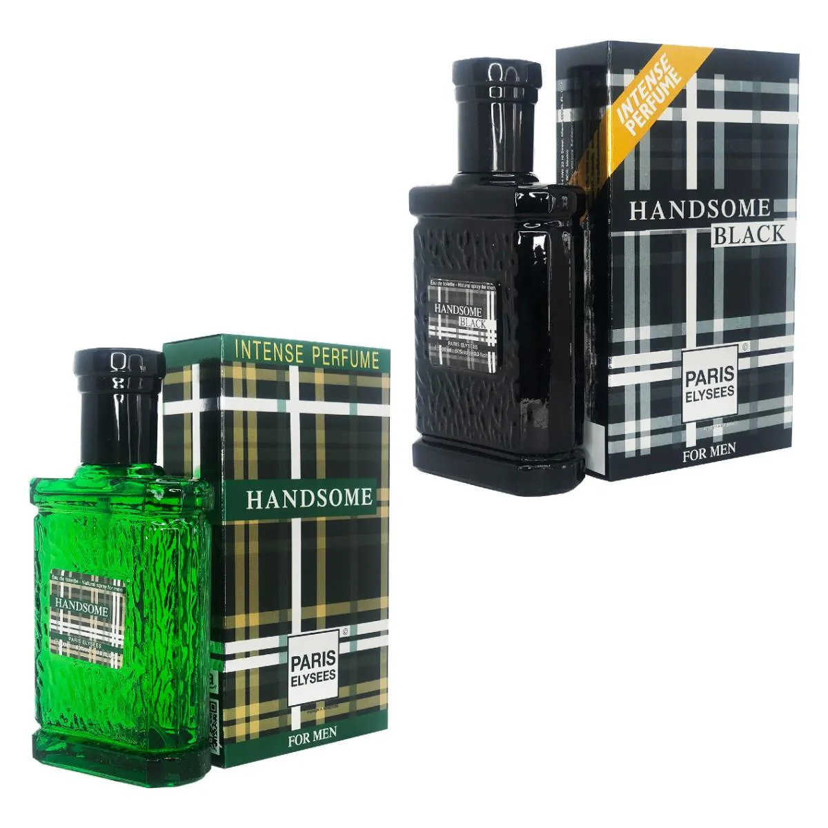 KIT HANDSOME GREEN 100ML + HANDSOME BLACK 100ML PERFUME MASCULINO