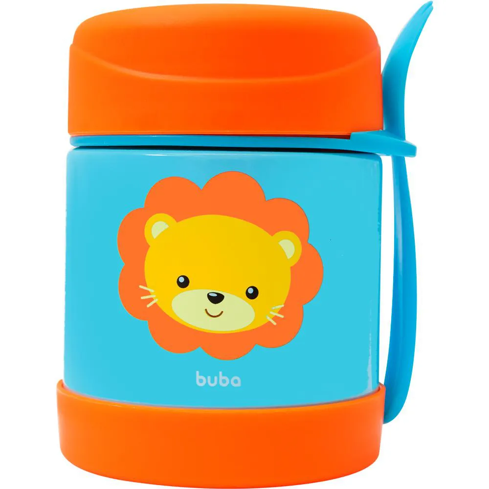 POTE TÉRMICO BUBA ANIMAL FUN LEÃO 12119