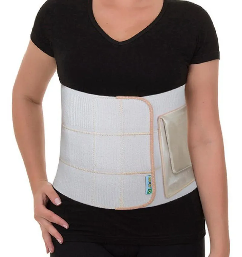 FAIXA CINTA ABDOMINAL EM ELáSTICO PARA BOLSA DE COLOSTOMIA UNISSEX ARTIPé GG