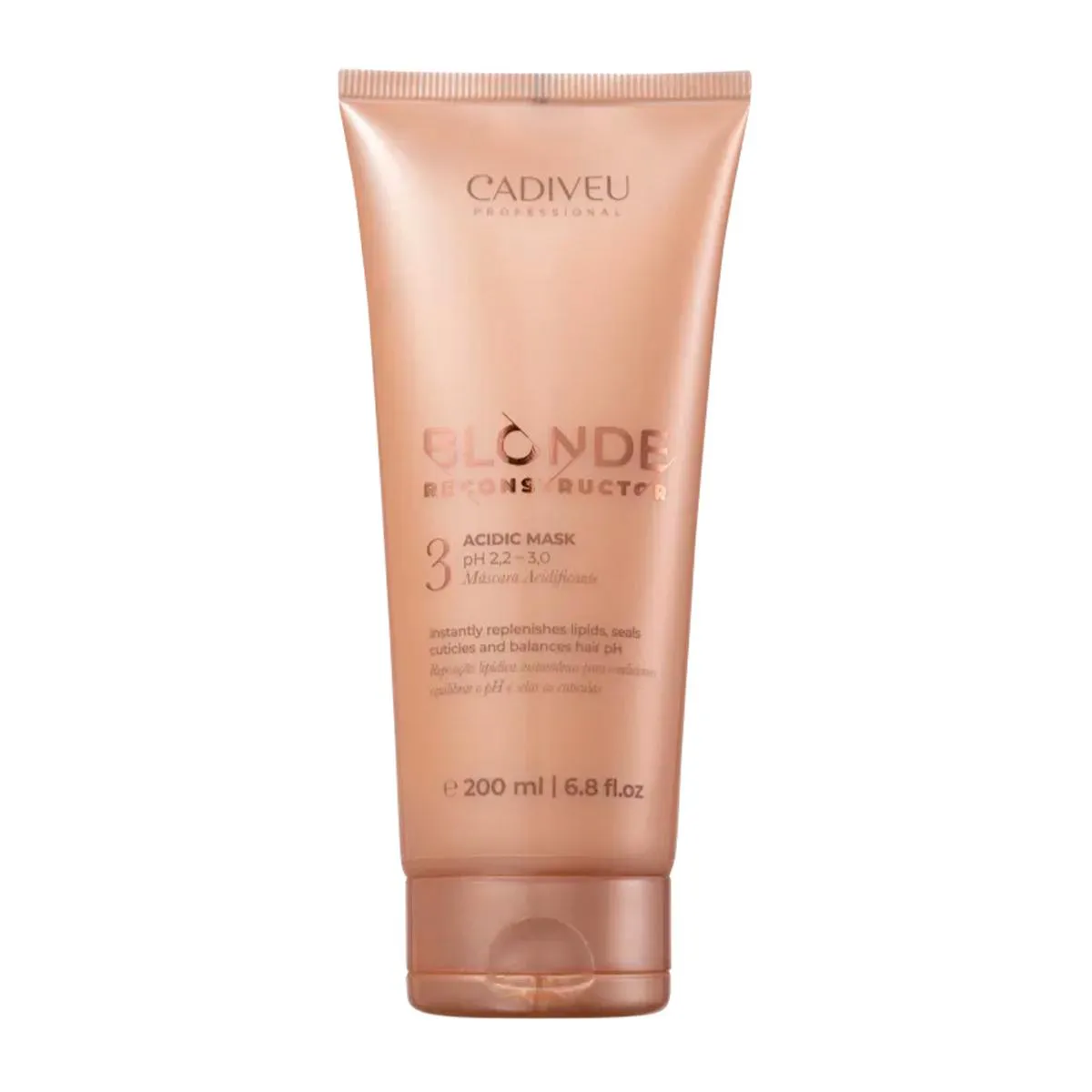 CADIVEU ACIDIFICANTE BLONDE RECONSTRUCTOR 200ML (7898606741822)