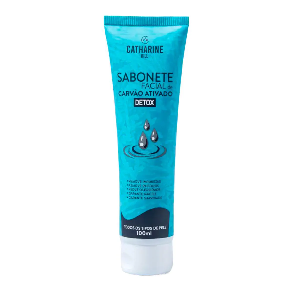 CATHARINE HILL SABONETE FACIAL CARVãO ATIVADO DETOX 100ML
