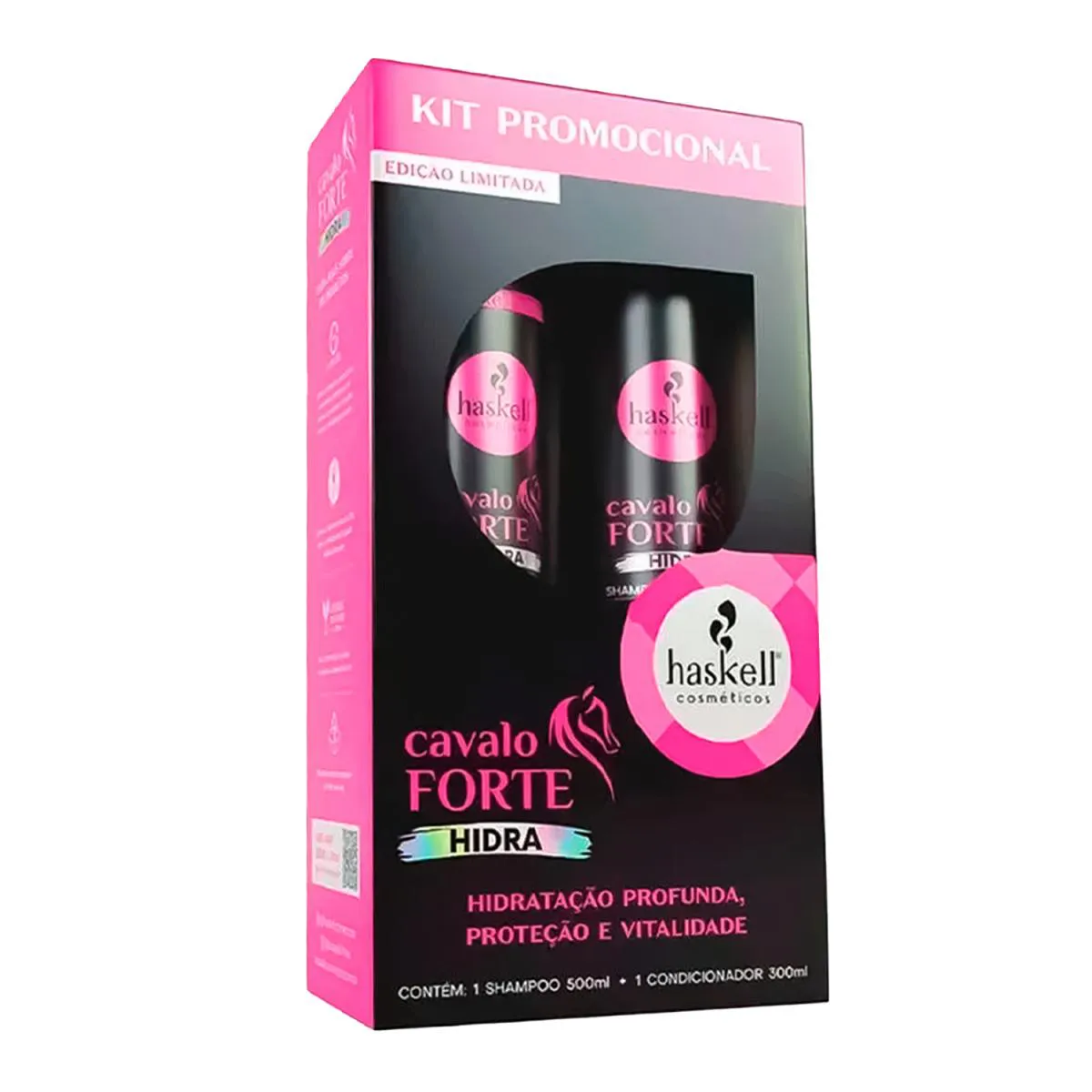 HASKELL CAVALO FORTE HIDRA KIT SHAMPOO 500ML  + CONDICINADOR 300ML