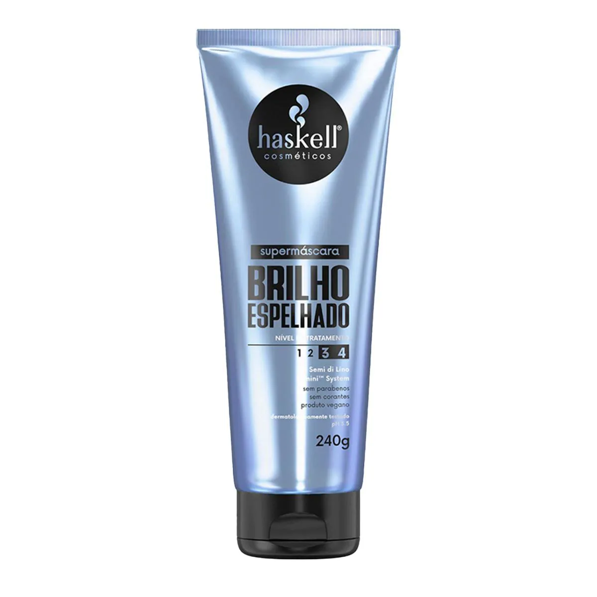 HASKELL SUPERMáSCARA BRILHO ESPELHADO 240G