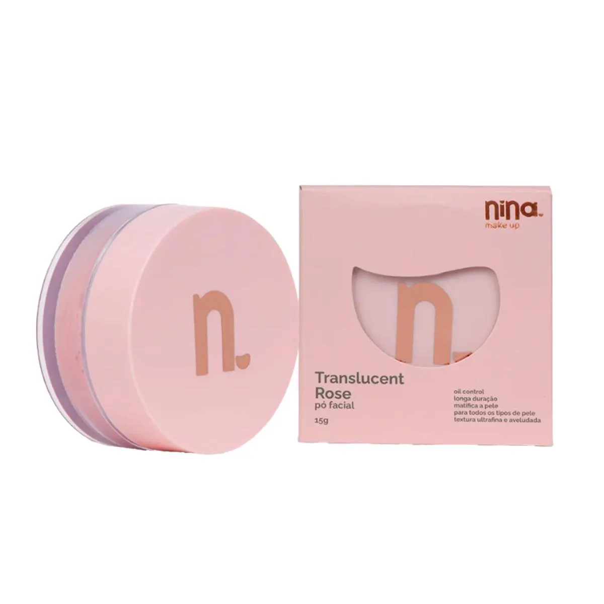 NINA MAKE UP TRANSLUCENT ROSE Pó FACIAL