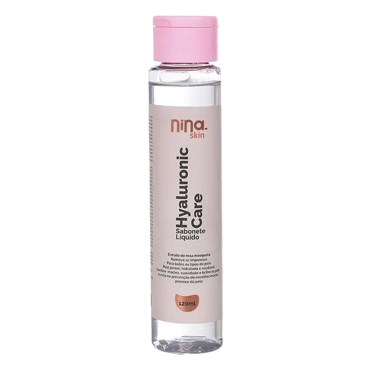 NINA MAKE UP HYALURONIC CARE SABONETE LIQUIDO 120ML